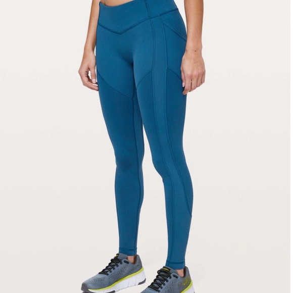 Lululemon All the Right Places Low-Rise Pants II 28 " - Sz 8- Deep Marine - Picture 1 of 9